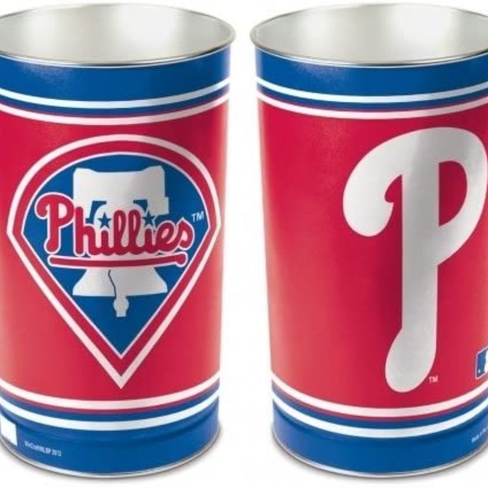 WinCraft Philadelphia Phillies  MLB Wastebasket Tapered NIB